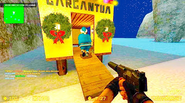 Counter Strike Source - Zombie Escape mod online gameplay on Licciana Xmas Map