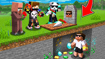 Carry Faked His Death To Hide His RICHNESS From Doorbin in Minecraft..