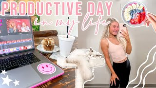 Productive Day in my Life! | Schoolwork, Editing for YouTube, Fall Break | Lauren Norris