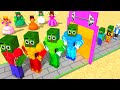 Monster School : Zombie x Squid Game WHO IS THE BEST ZOMBIE? - Minecraft Animation