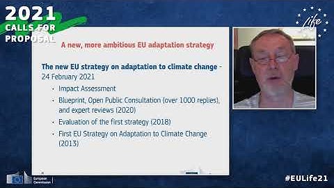 LIFE Call for Proposals 2021: European Climate policy context