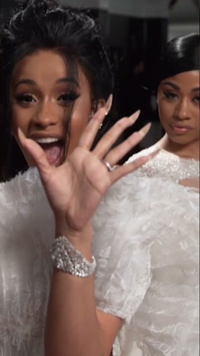 Cardi B and Sister Hennessy at 2018 Grammys #shorts