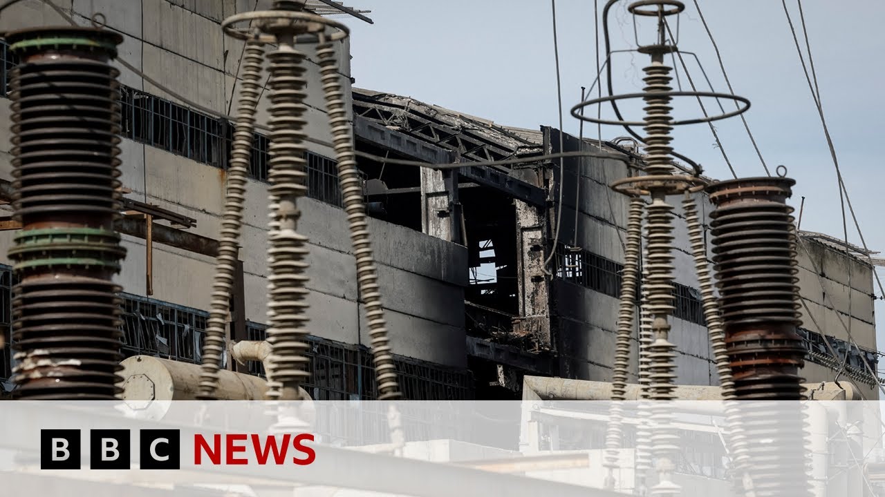 Ukraine faced new aggression from Russia targeting power plants in strikes |  BBC News