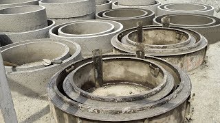 Concrete Well Ring Manufacturing Process in India | Cement Well Ring Making Process | Bee Tech
