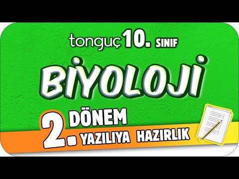 10.Sınıf Biyoloji 2.Dönem 2.Yazılıya Hazırlık 📑 #2024