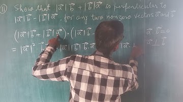 12th Maths Exercise 10.3 (Q11) Vector Algebra Chapter 10 NCERT