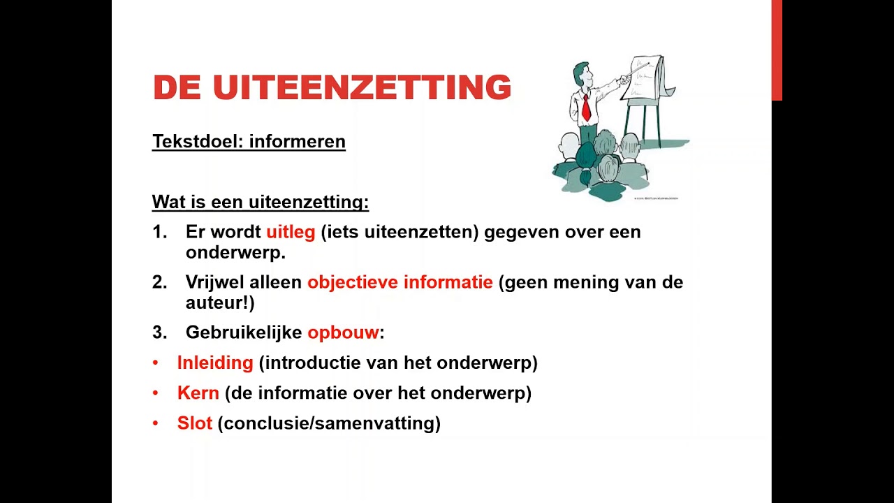 De Uiteenzetting YouTube