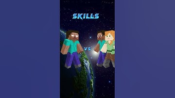 Herobrine VS Steve & Alex Who Will Win Herobrine❤️ Steve&Alex💙