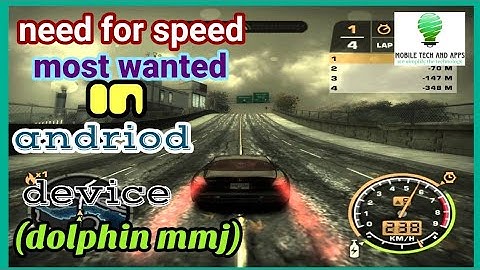 need for speed most wanted game cube (dolphin mmj)
