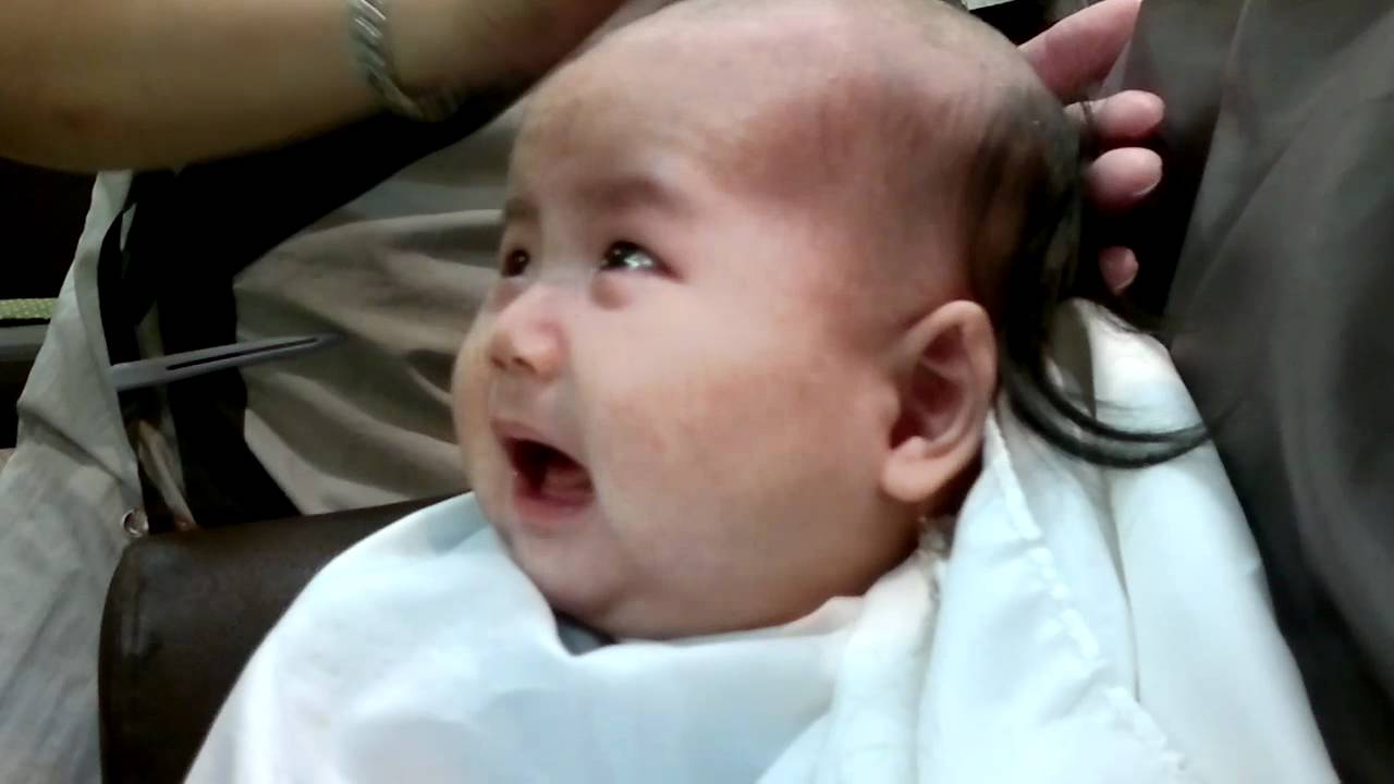 Baby Felice shave her baby hair after 4 month old (29th ...