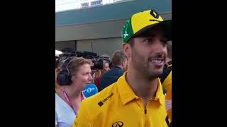 Daniel Ricciardo insults News Reporter! F1 