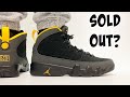 Instant Sell Out? Jordan 9 Dark Charcoal University Gold ON FEET!