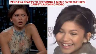 Zendaya Reacts to Viral Meme From Her 2011 Red Carpet Clip