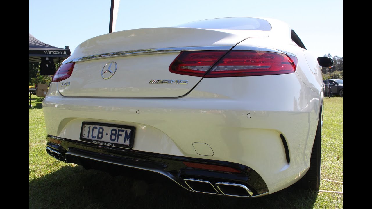 Brutal 2015 Mercedes-Benz S63 AMG Coupe exhaust sound - YouTube