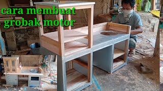 cara membuat gerobak motor pempek palembang