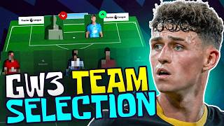 MY FPL GW3 TEAM SELECTION 🚀 | WILDCARD + FREE HIT DRAFTS 👀 | Fantasy Premier League 26/27 Tips
