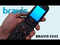 Раскладушка BRAVIS F243 Folder Dual Sim Red распаковка