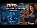 DIY - Vêtement FiveM - Modifier un patron - CLO 3D