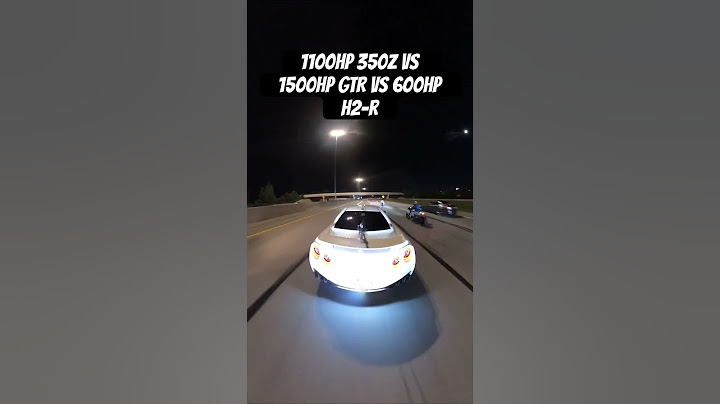 1100hp 350z vs 1500hp GTR vs 600hp H2-R #shorts