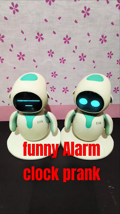 Eilik Robot Alarm Clock Prank! #trending #prank #funny #eilik #robot #fyp #viralshort #technology