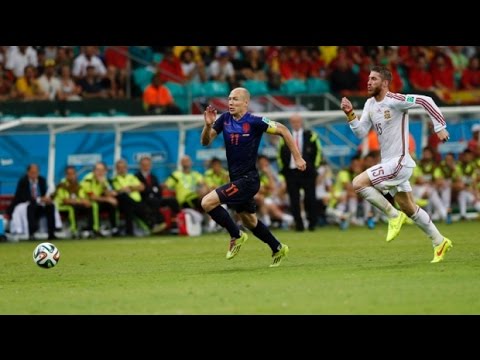 Robben's World Record Speed ● World Cup 2014 ● Fastest Run Ever