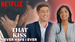 Maitreyi And Jaren Break Down Their Kiss In Never Have I Ever Netflix