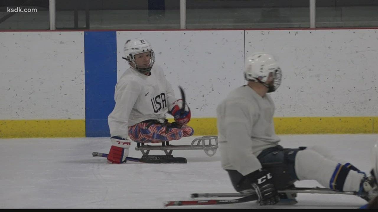 Sled hockey is more than just a game for Paralympic gold medalist - YouTube