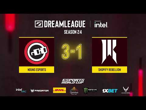 LIVE: Shopify Rebellion vs Nouns Esports - DreamLeague Season 24 Closed Qualifiers