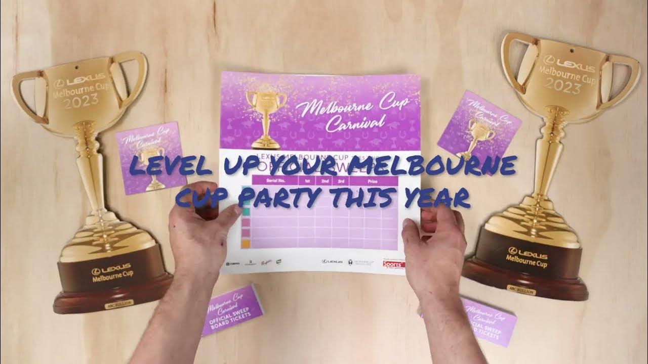 Official VRC Licenced 2024 Melbourne Cup Sweeps and Party Decorations YouTube