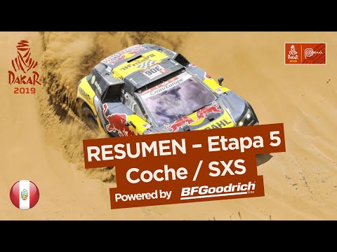 Resumen - Coche/SxS - Etapa 5 (Tacna / Arequipa) - Dakar 2019