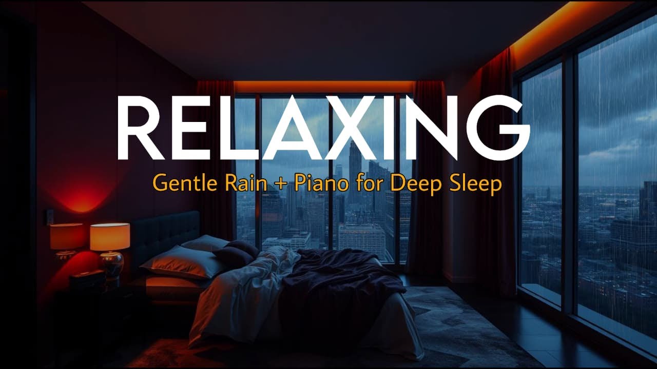 Fall Asleep Fast | Relaxing Rain & Piano for Deep Sleep, Stress Relief & Calm Mind