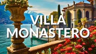 VILLA MONASTERO , VARENNA  WALKING TOUR IN ITALY 4K  THE MOST BEAUTIFUL VILLA ON LAKE COMO