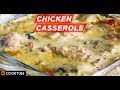 Easy Chicken Casserole Recipe | How To Make Chicken Casserole | Chicken In White Sauce image