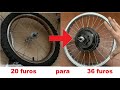 COMO FAZER UM ARO DE 20 FUROS PARA 36 FUROS, DIY, ideias e inventos