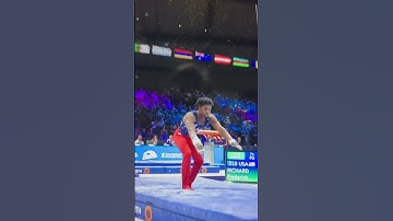 DOUBLE BACKFLIP 2 TWISTS 🇺🇸 RINGS 2023 World Champion Fred Richard Best Gymnastics Circus Show