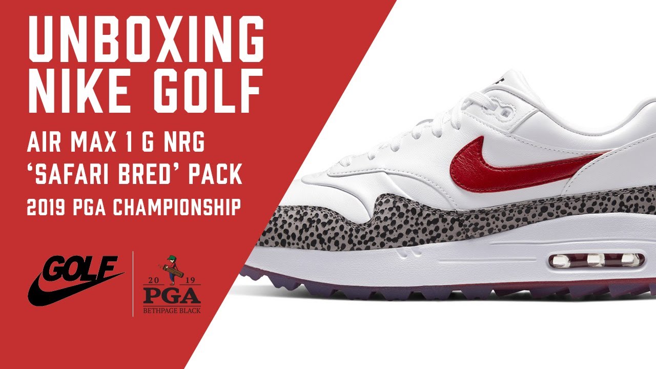 Nike Golf: Unboxing the Air Max 1 G NRG 