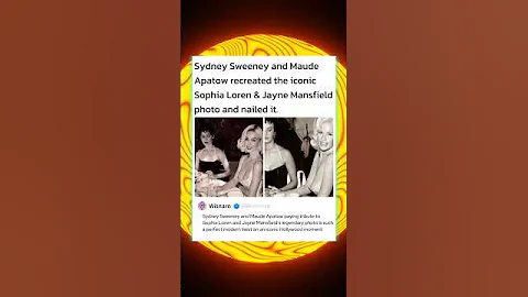 Sydney Sweeney and Maude Apatow recreated the iconic Sophia Loren & Jayne Mansfield photo and nailed