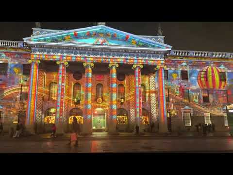 GPO Dublin Winter Lights - Fairytale Amusement Park by Antanas Balvocius - Unravel Travel TV