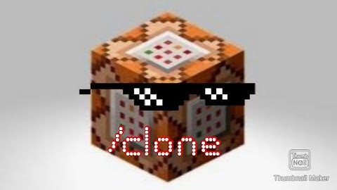 How to use Command Block "/clone" |(Crafting and Building)