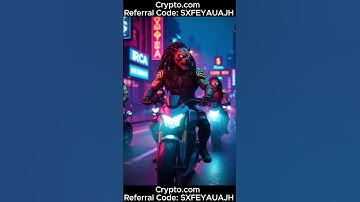 Crypto.com Referral Code 🏍️ Nighttime City Motorcycle Scene | Unlock Free Crypto & Bonuses