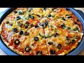 Italian pizza At home የፒዛ አዘገጃጀት