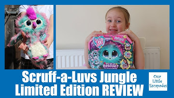 Scruff a Luvs Jungle Limited Edition REVIEW - Wash & Reveal Scruff-a-Luvs Unboxing