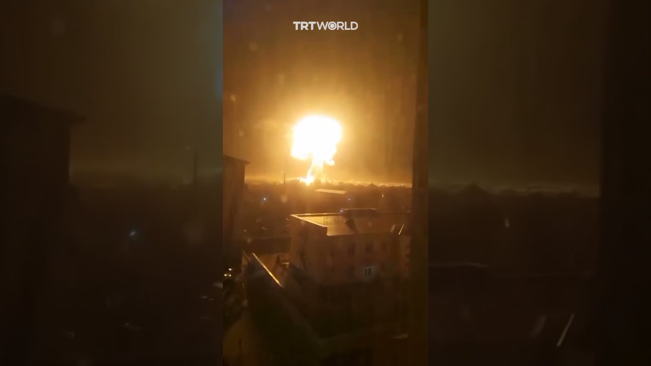Huge Explosion At Liquified Gas Station In Uzbekistan