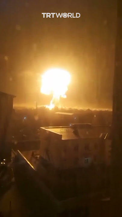 Huge explosion at liquified gas station in Uzbekistan