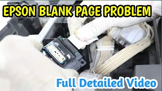 Epson Printer Blank page problem repair FULL DETAILED VIDEO in Hindi #epson #epsonblankpage