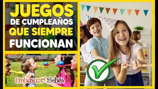 🤩🎁 10 JUEGOS de CUMPLEAÑOS para Niños súper divertidos (Ideas para fiesta infantil)
