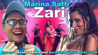 Marina Satti - Zari - Greece Second Semi-Final Eurovision 2024 REACTION