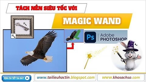 Cách Tách Nền Ảnh Bằng Magic Wand Tool Trong Photoshop | Hướng Dẫn Chi Tiết [Khosachso.com]