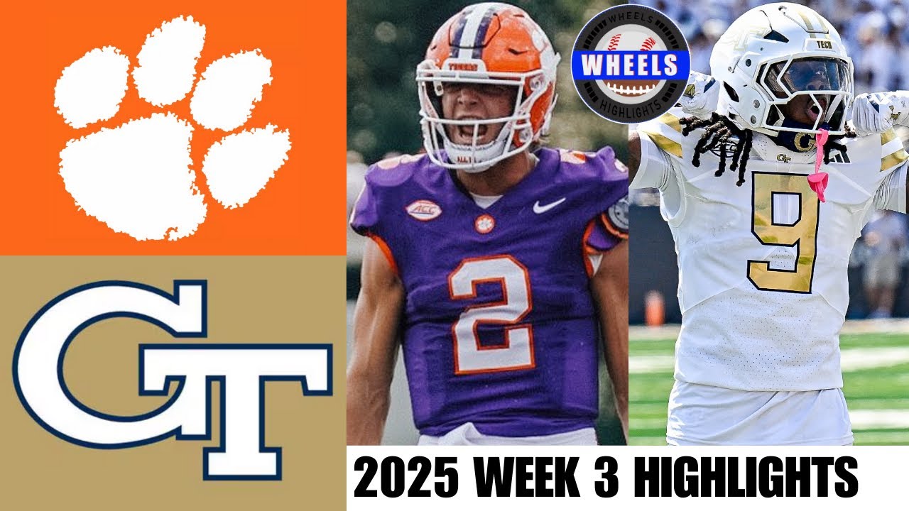 #12 Clemson vs Georgia Tech (INCREDIBLE!) | Week 3 | 2025 College ...