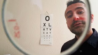 ASMR Domiciliary Eye Exam & Spectacle Dispense (realistic roleplay)